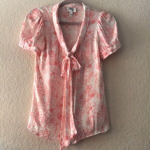 100% silk Milly of New York Blouse